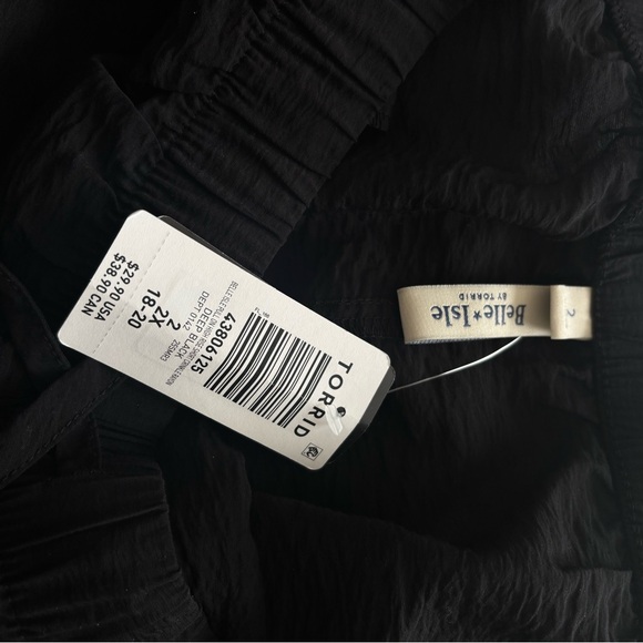 NWT Torrid Black Belle isle shorts - Picture 3 of 5